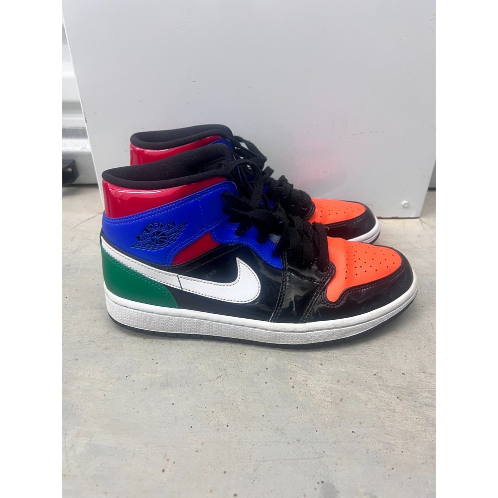 Nike Air Jordan 1 Mid CV5276-001 Sneaker Womens US 9 Multicolor Lifestyle Shoes